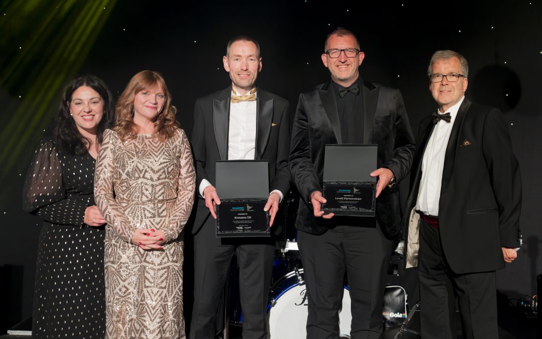 Komatsu and Lovell win charity social impact awards