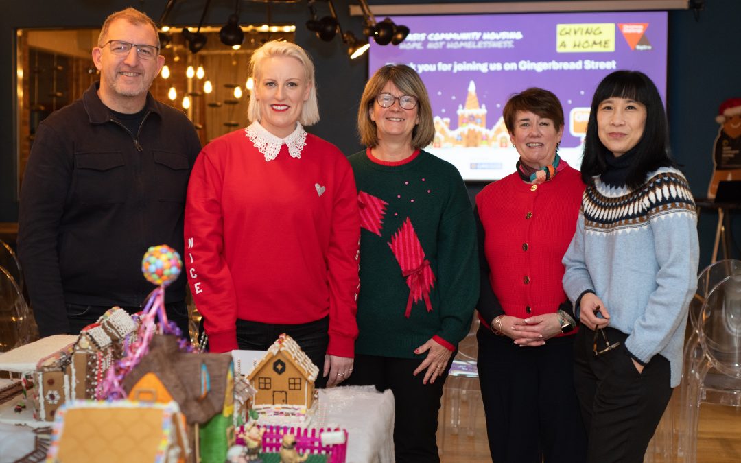 Steph McGovern judges gingerbread contest for homelessness
